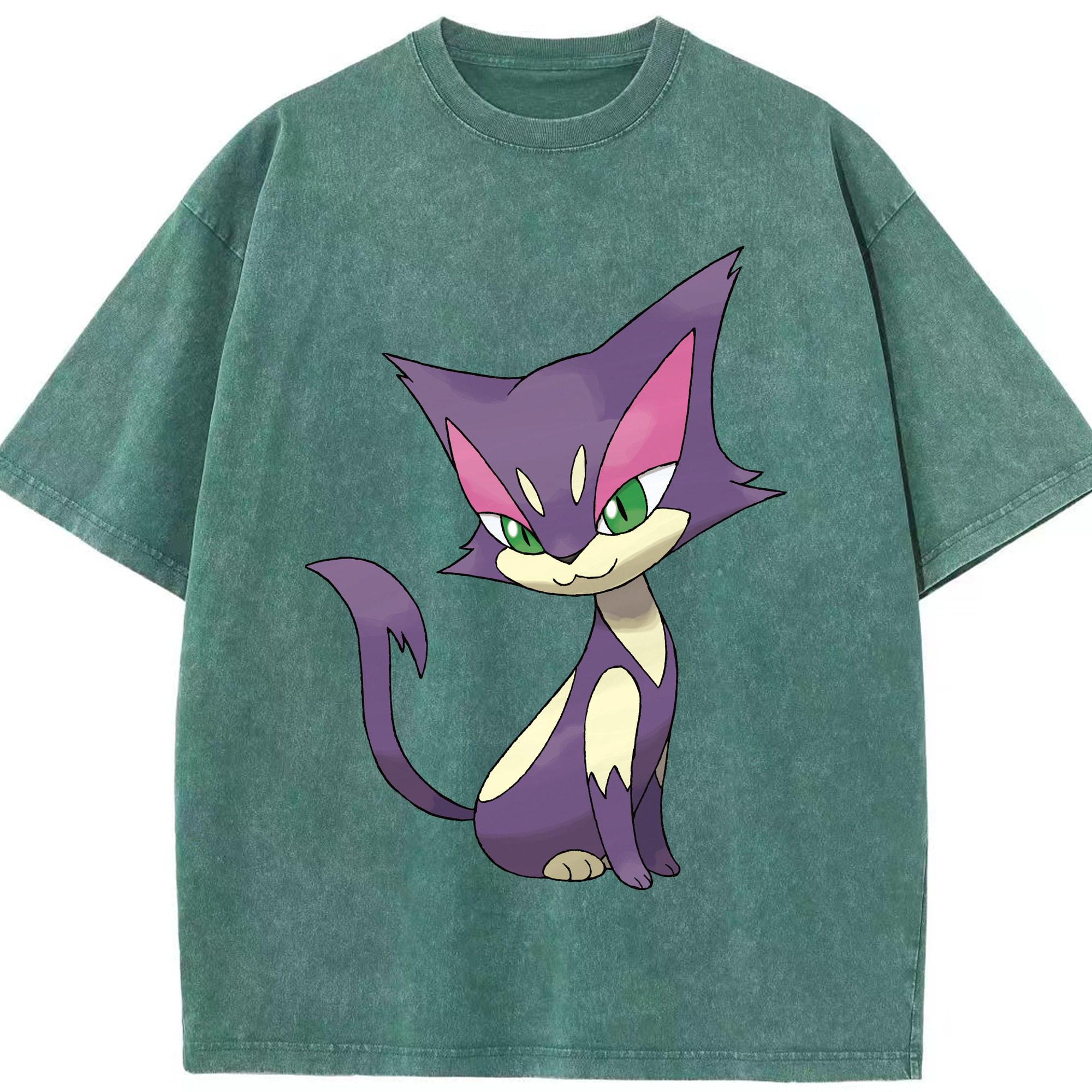 （画像用） ポケットモンスター Pokémon 綿100% ヴィンテージ風 半袖Tシャツ（フロントプリント）